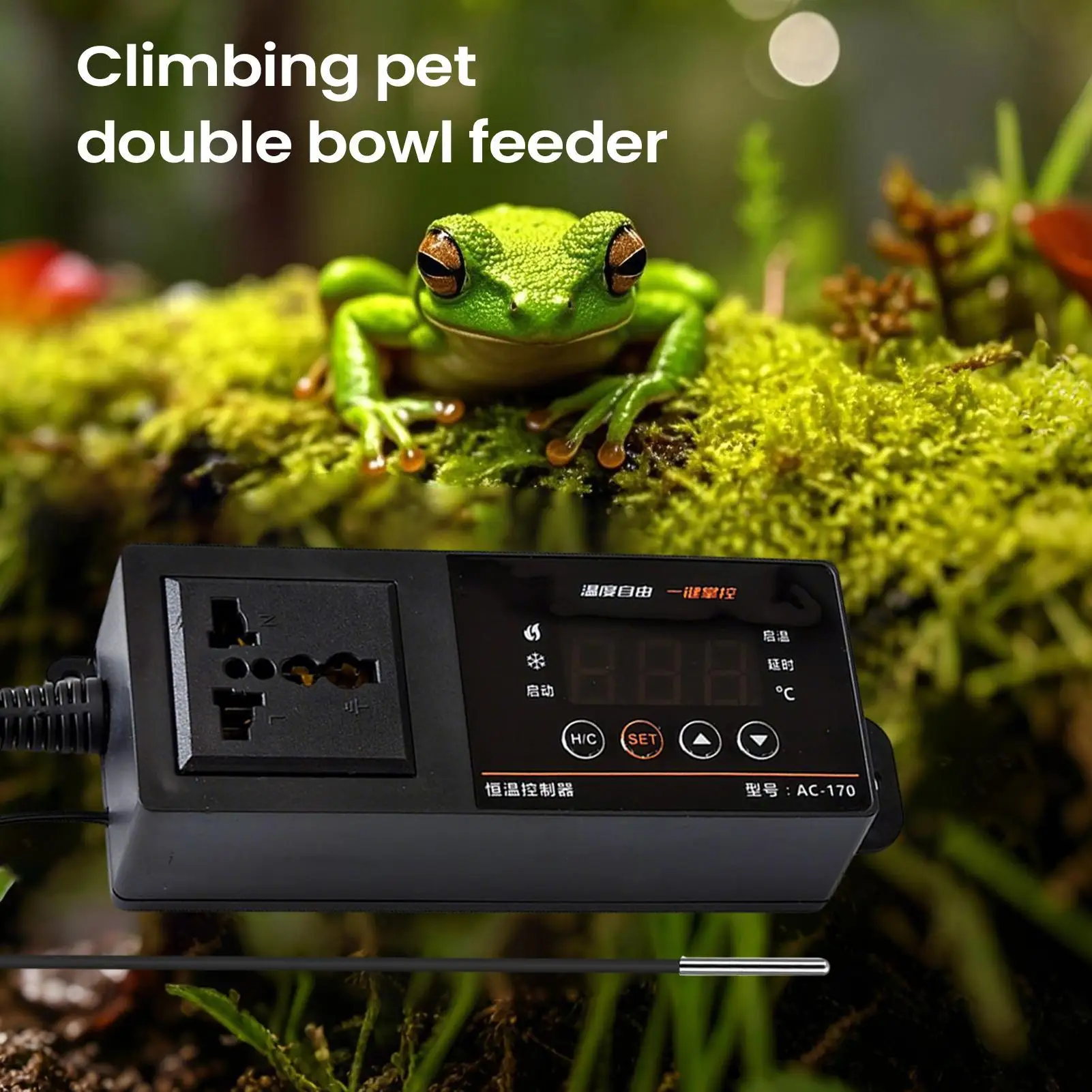 Pet Supplies In Uk - Sürüngen Tankı için termostat LED ekran