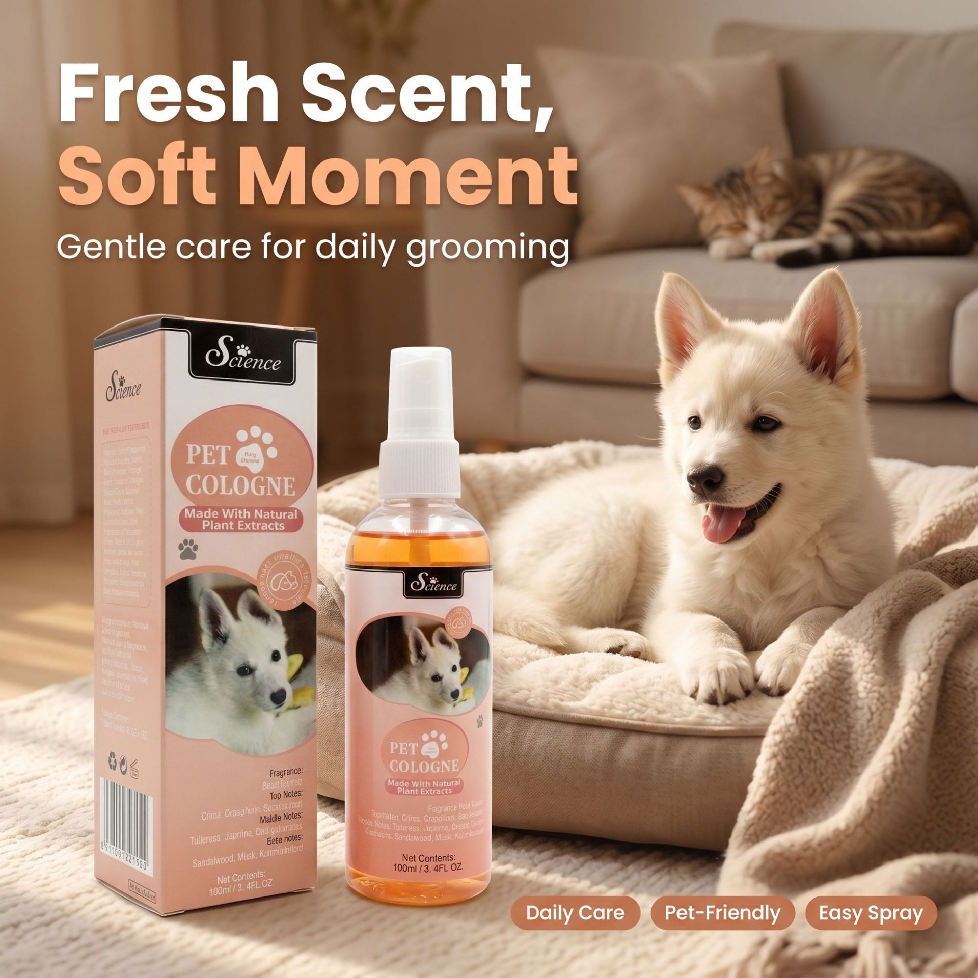 SES100ml Evcil Hayvan Kolonyas - Pet Cologne Spray incelemesi ve fiyatı